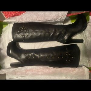 Tory Burch Colleen Platform Studded Knee-High Boot